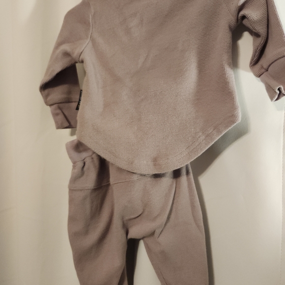 Little Bipsy waffle set purple 3-6m - Picture 2 of 3